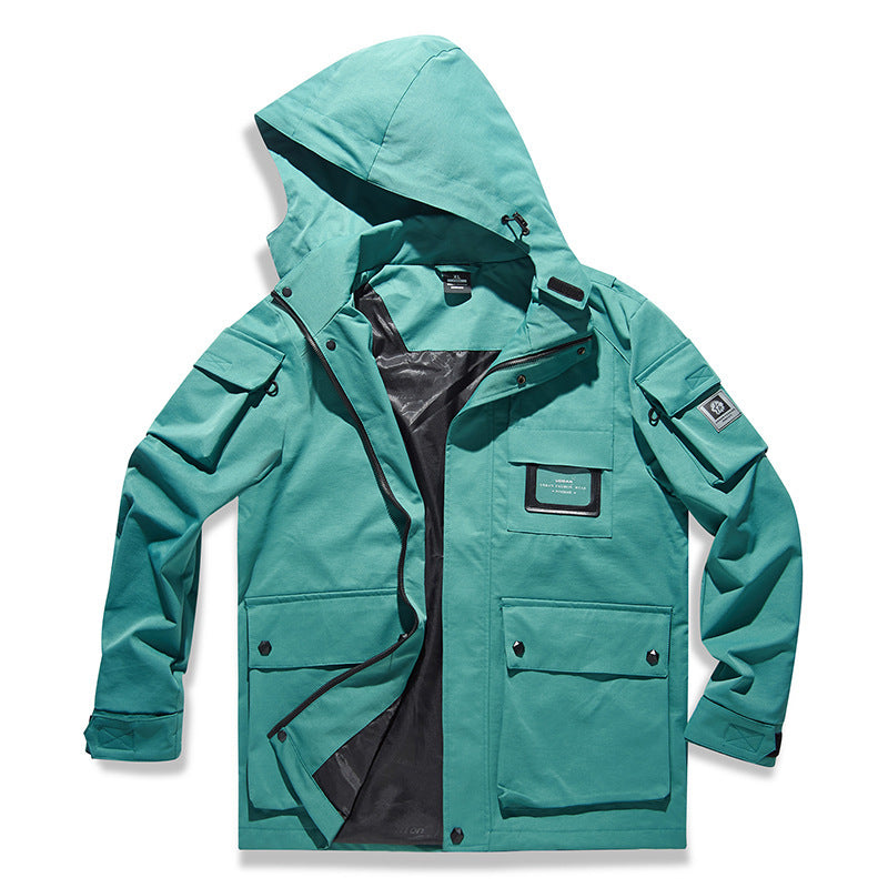 Men's Urban Tech Parka with hood, multifunctional pockets and thermal insulation Chichicherry