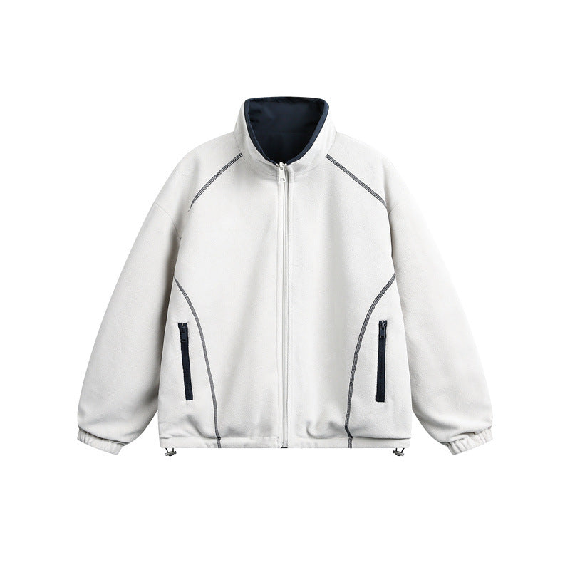 Unisex Lightweight Softshell Jacket with warming fleece inner lining, stand-up collar and drawstring Chichicherry