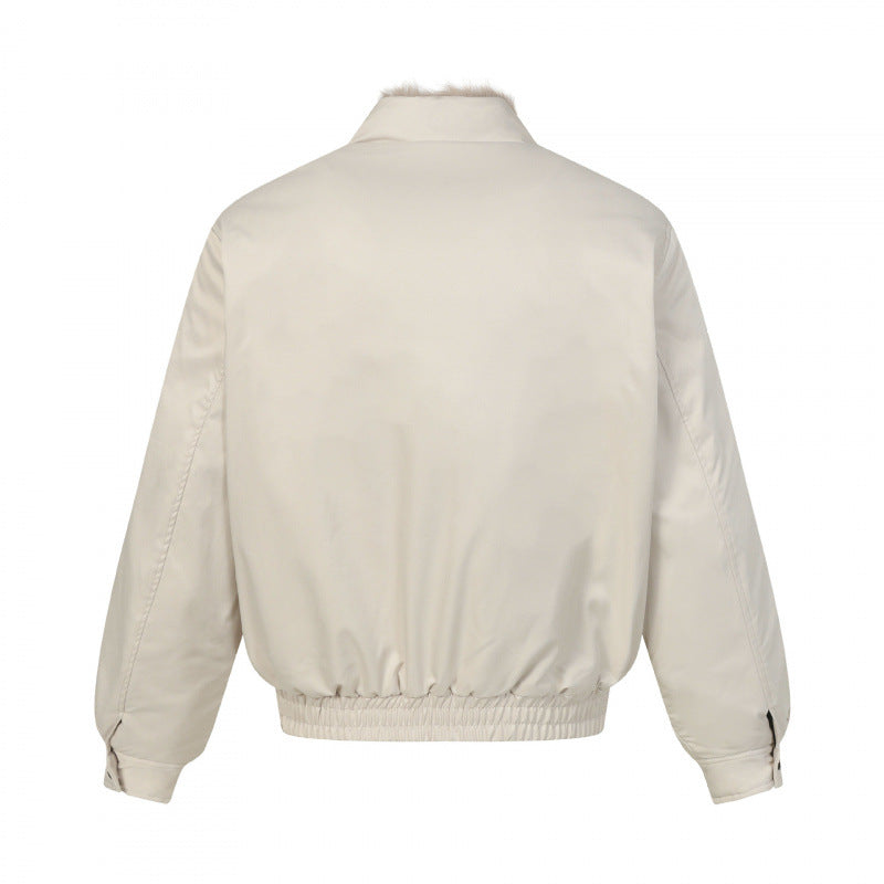 Men's Short Cut Bomber Jacket Chichicherry