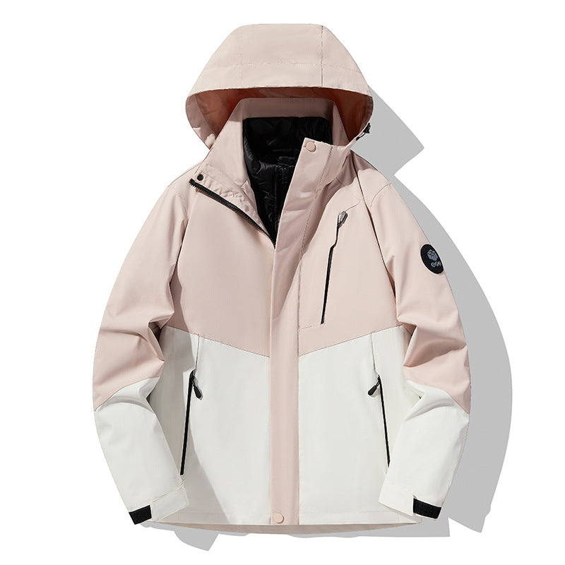 Men's triple combinable functional jacket with detachable quilted vest Chichicherry