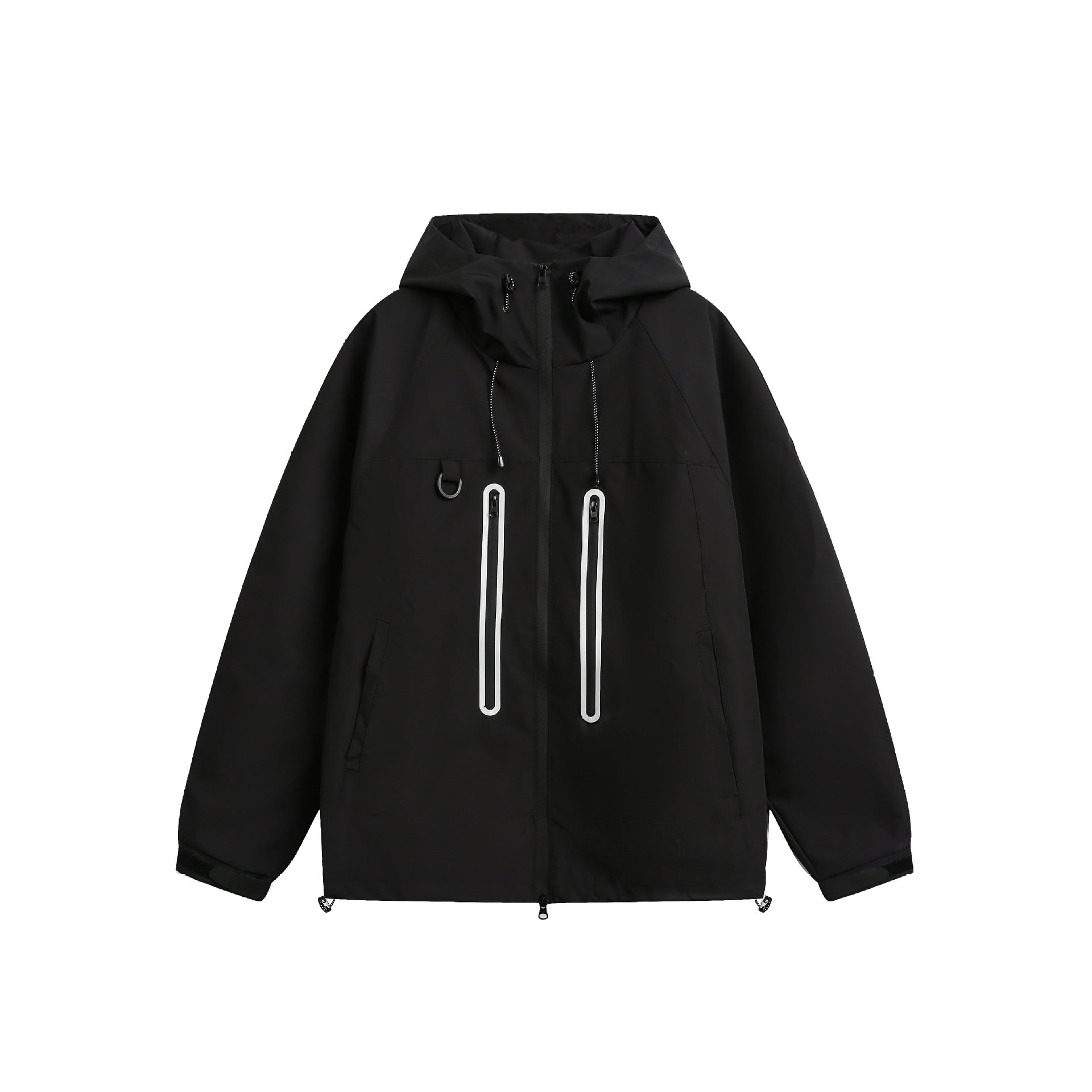 Women's Waterproof Parka Jacket with Hood and Sealed Zippers Chichicherry