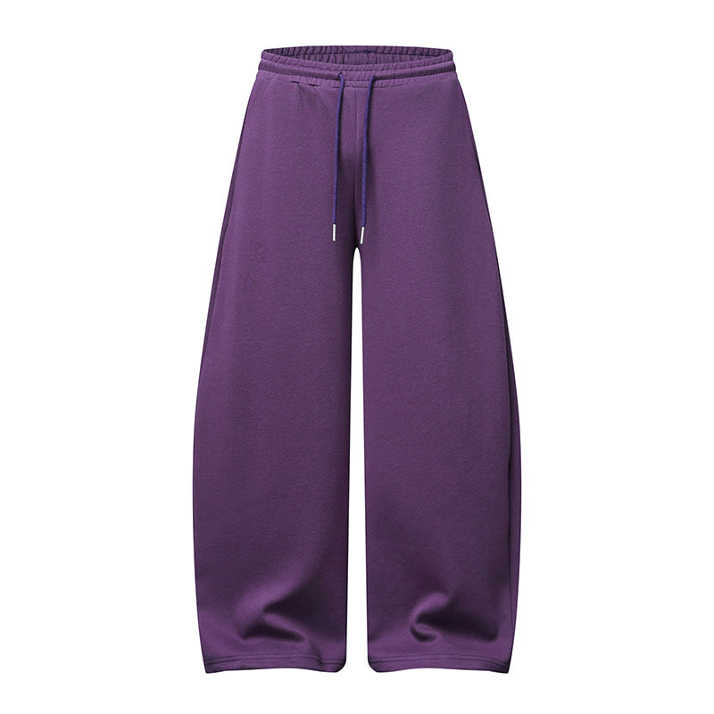 Women's palazzo sweatpants with high elastic waistband, drawstring and extra wide leg Chichicherry
