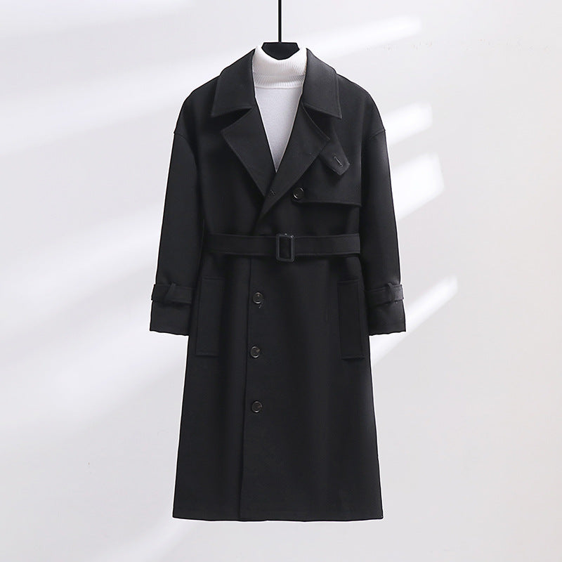 Women's Longline Coat with Toggle Closure and Raglan Sleeves Chichicherry