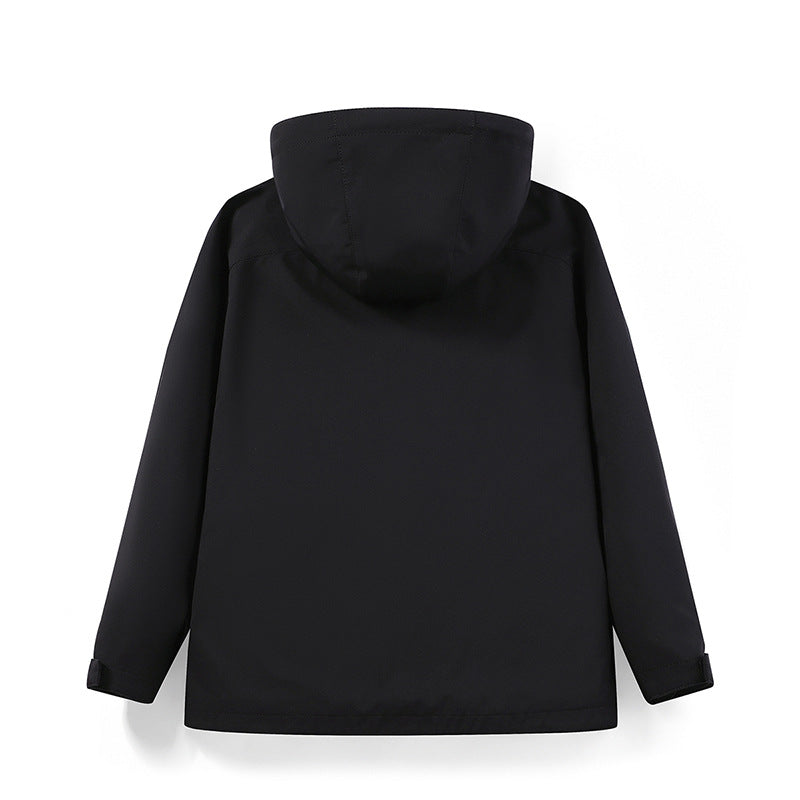 Men's water-repellent field jacket with hood and multifunctional pockets Chichicherry