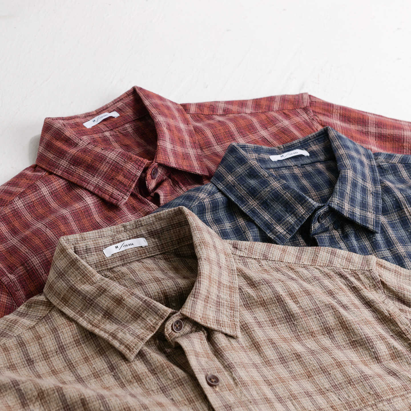 Men's Soft Brushed Check Shirt in Shirt Jacket Cut with Flap Pockets Chichicherry