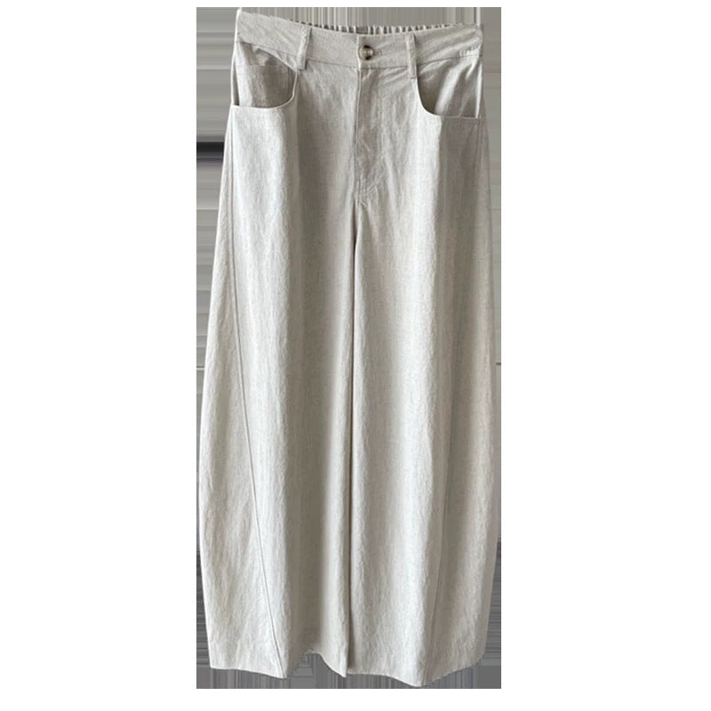 Women's Wide Linen Pants Chichicherry 1789268742