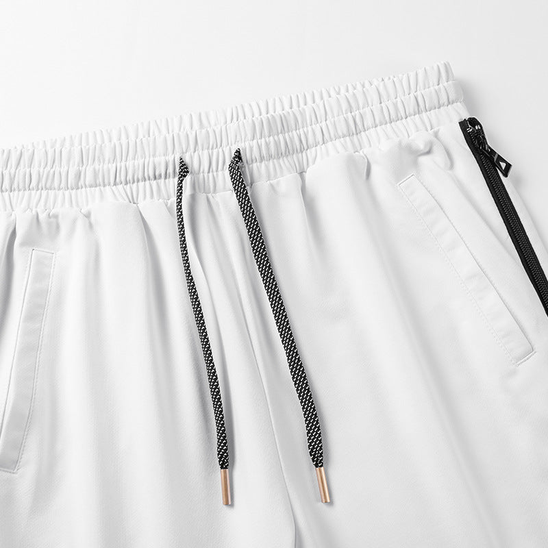 Men's loose-fitting jogging pants with bandana side inserts and elastic hem Chichicherry