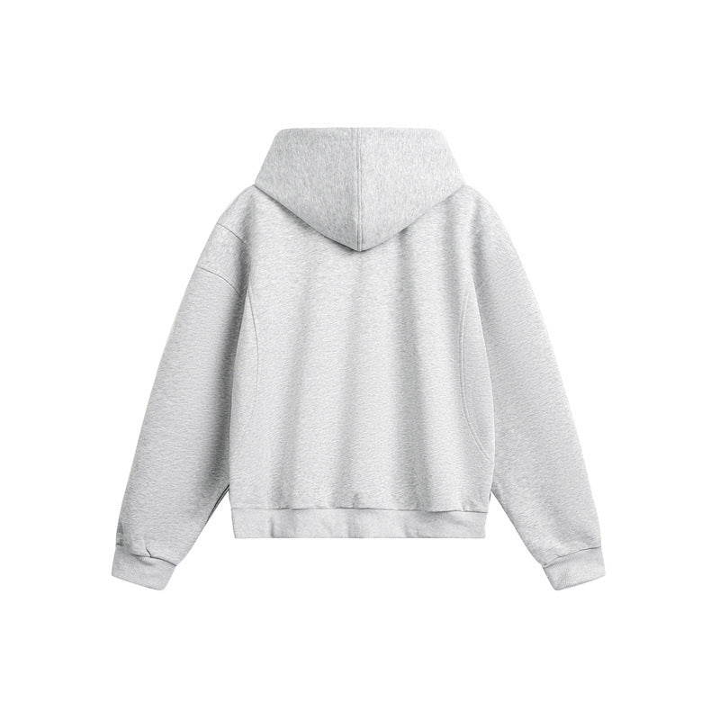 Unisex Oversize Hoodie Sweatshirt made of French Terry with raglan sleeves and two-way zipper Chichicherry