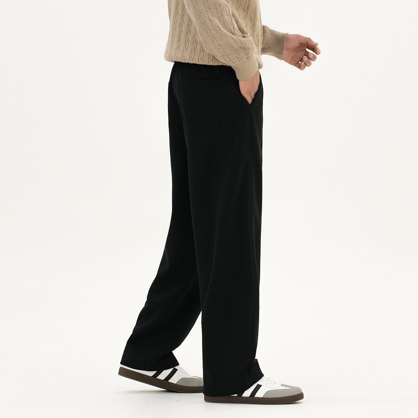 Women's Wide Relax Fleece Pants with Drawstring Chichicherry