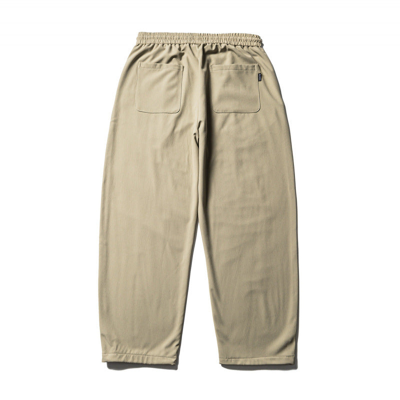 Men's Casual Jogging Pants with Elastic Waistband and Drawstring Chichicherry