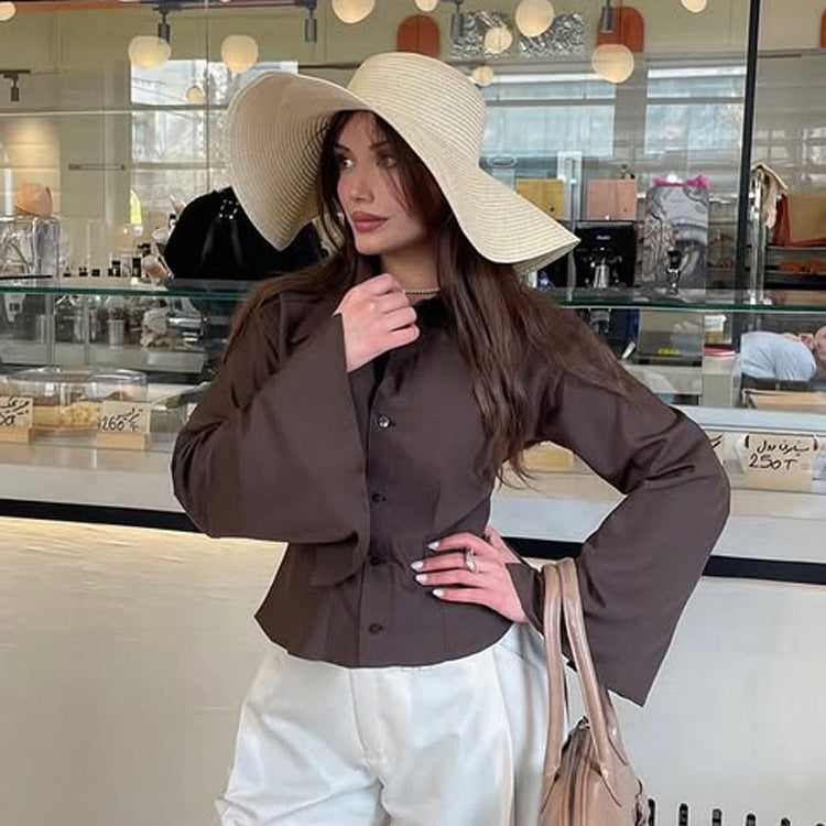 Women's Oversized Sun Hat with Wide Brim and Flexible Brim Chichicherry