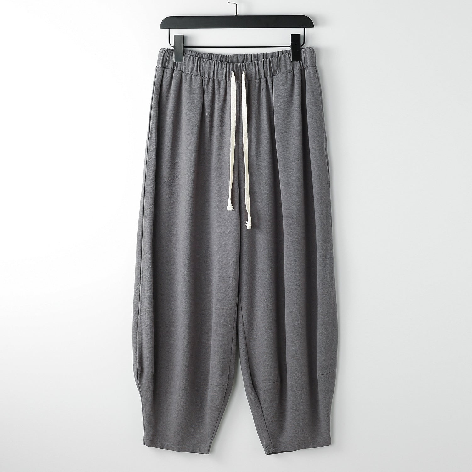 Women Casual Harem Jogger Pants with High Elastic Waistband and Drawstring Chichicherry