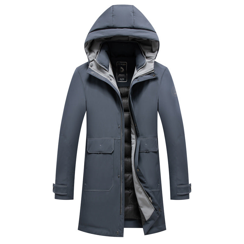Men's water-repellent parka with detachable padded inner jacket Chichicherry