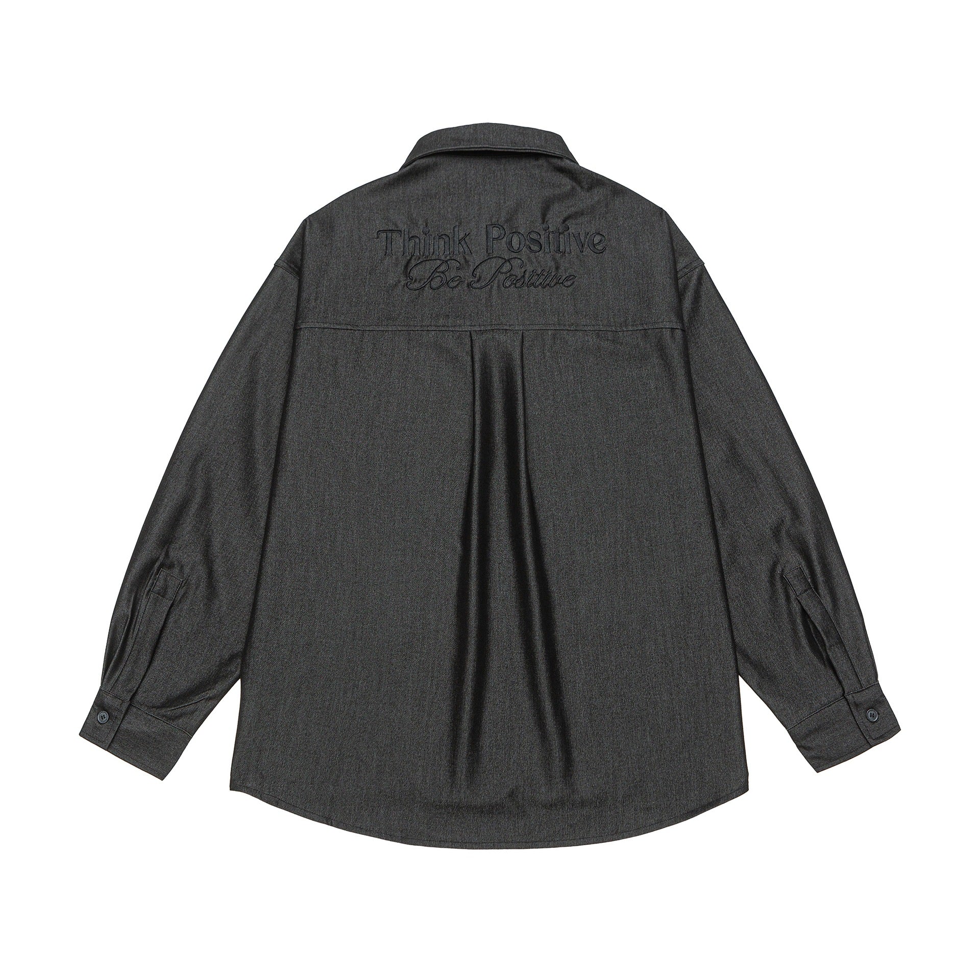 Men's overshirt made from heavy twill quality with concealed placket and chest pockets Chichicherry