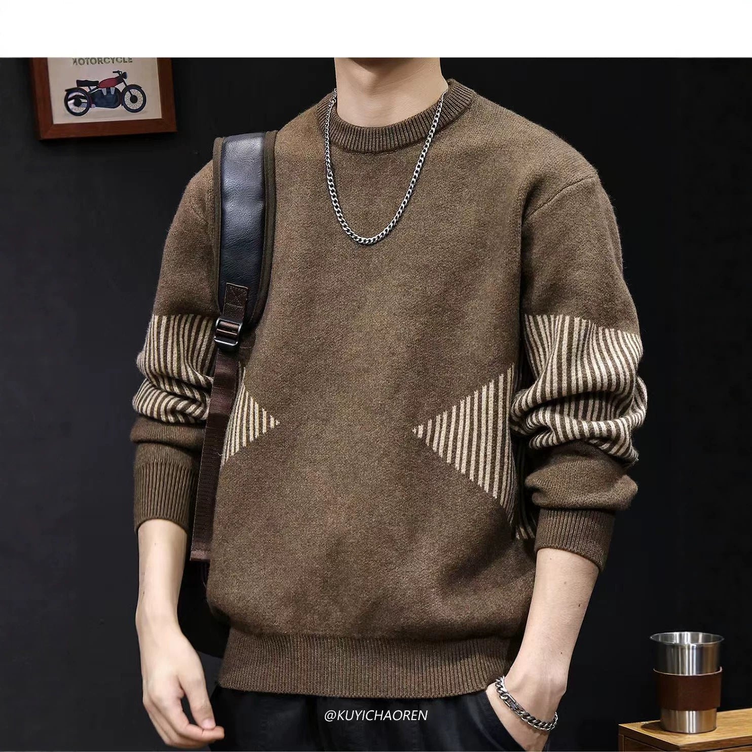 Men's Knit Sweater Chichicherry