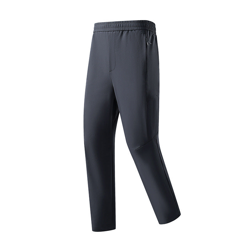 Men's technical tapered training pants with elastic waistband, 4-way stretch and zip pockets Chichicherry