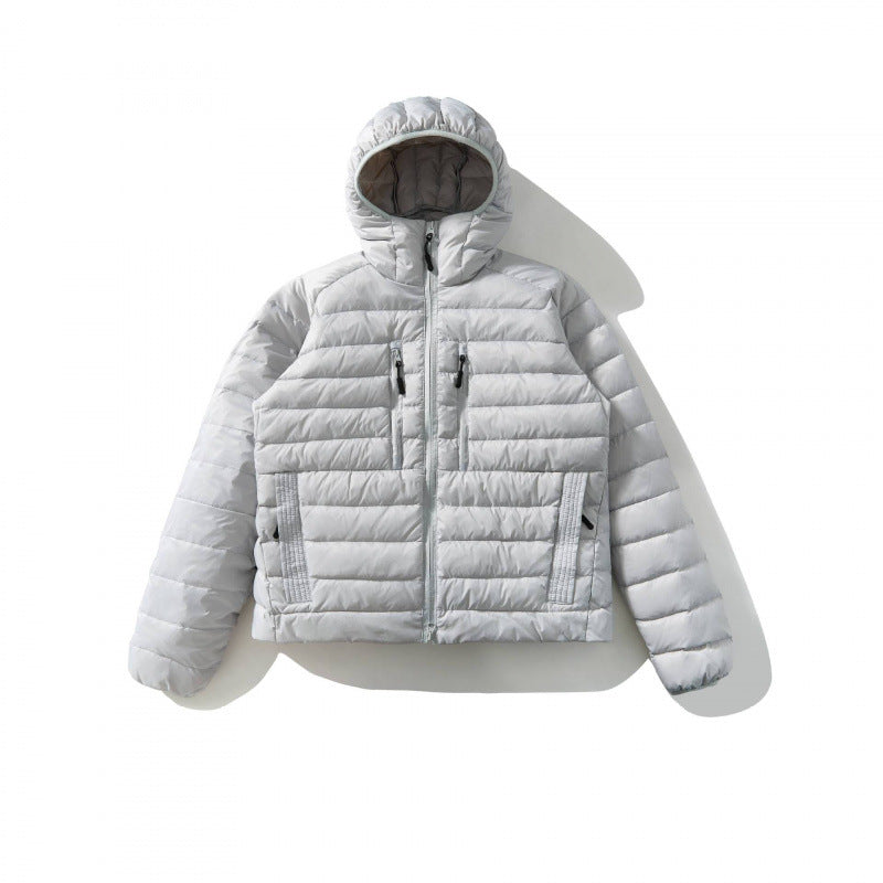 Women's ultra-light padded jacket with hood, down look and windproof outer shell Chichicherry