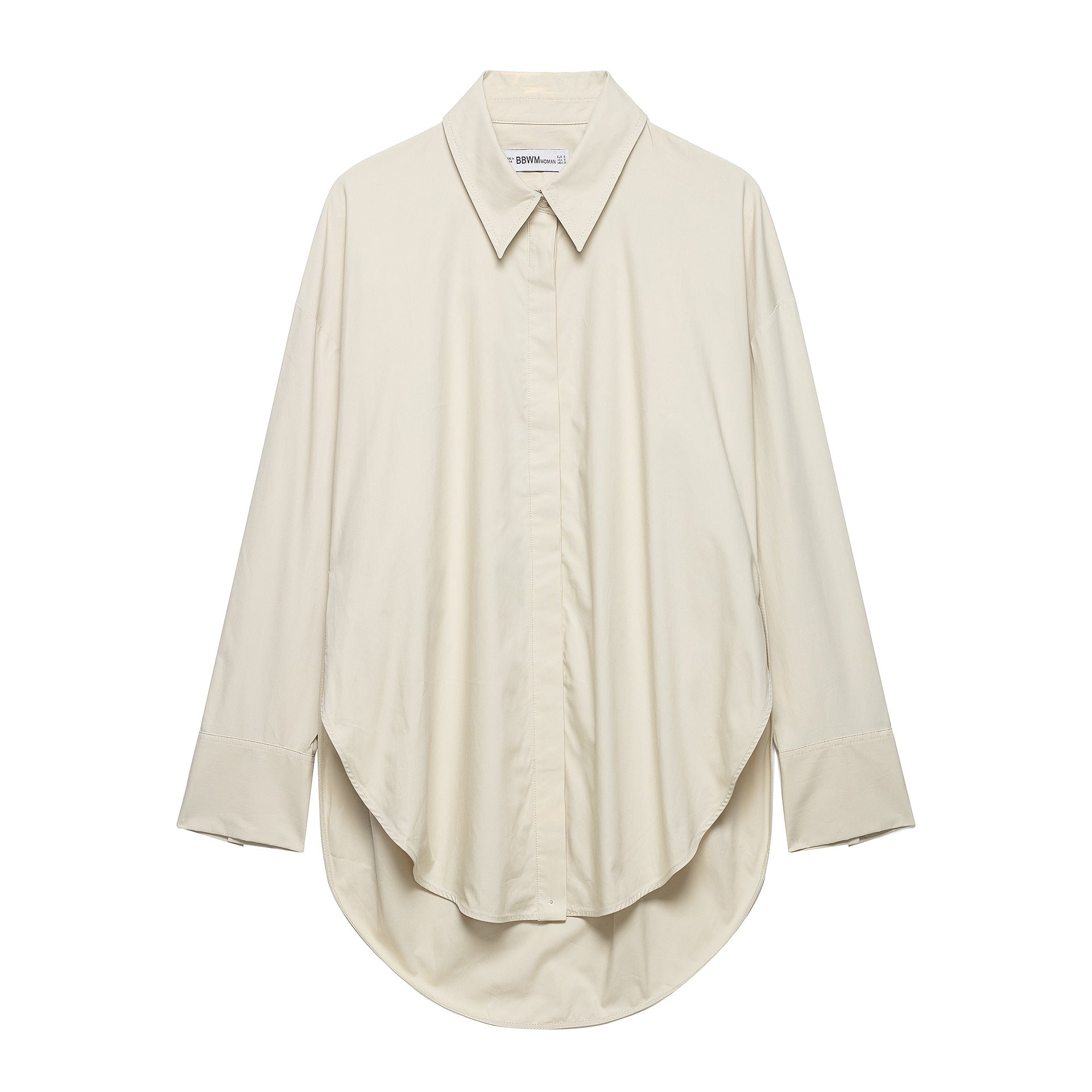 Women Two-Piece Oversized Shirt and Wide Pleated Trousers Set Chichicherry
