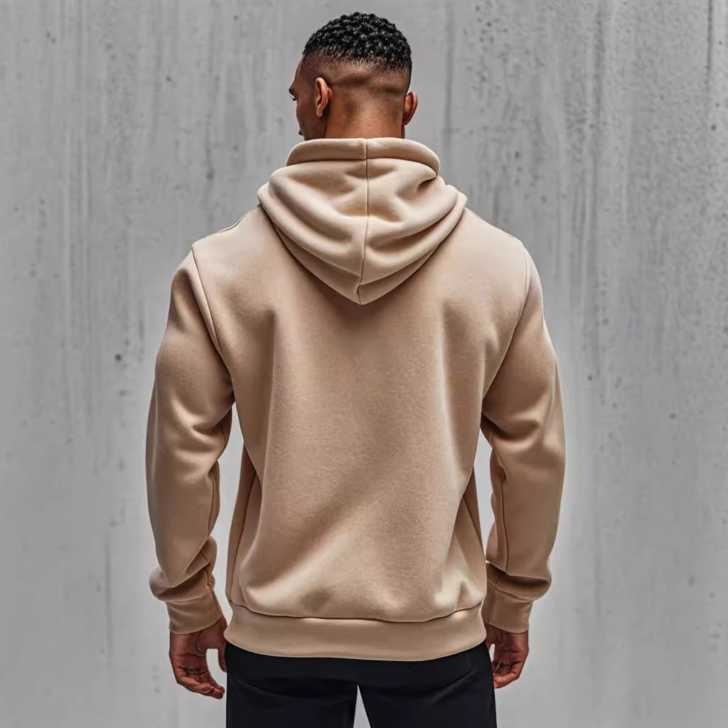 Men's hooded sweatshirt jacket with full zip, kangaroo pocket and adjustable hood Chichicherry