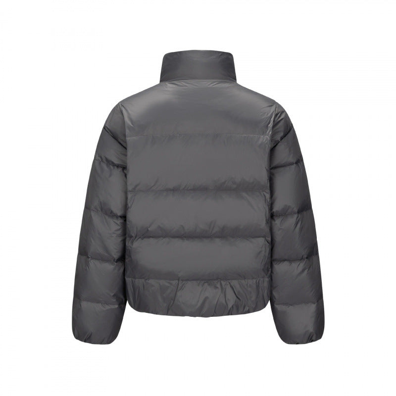 Men's short-cut compact packable puffer jacket with stand-up collar and hidden chest pocket Chichicherry