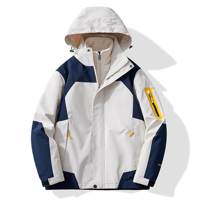 Ladies Multifunctional Trekking Softshell Jacket with removable fleece lining and hood Chichicherry