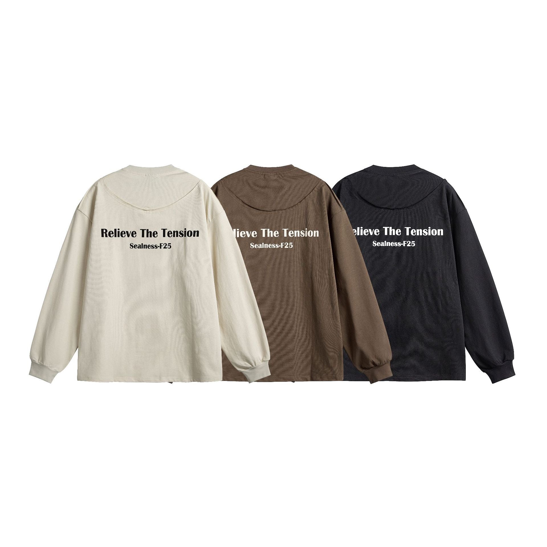 Unisex Oversized Long Sleeve with dropped shoulder, ribbed cuffs and minimalist chest embroidery Chichicherry