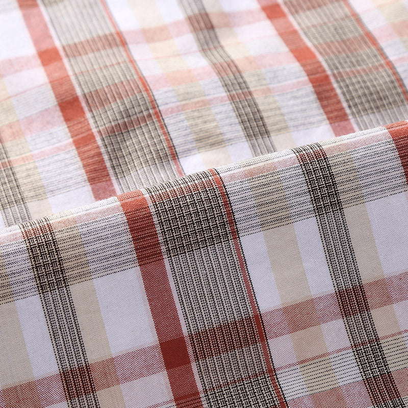 Men's checked shirt jacket in worker style with chest flap pockets Chichicherry
