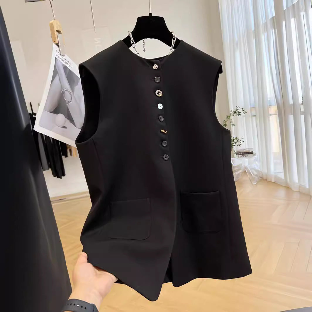 Women's sleeveless blazer vest Chichicherry