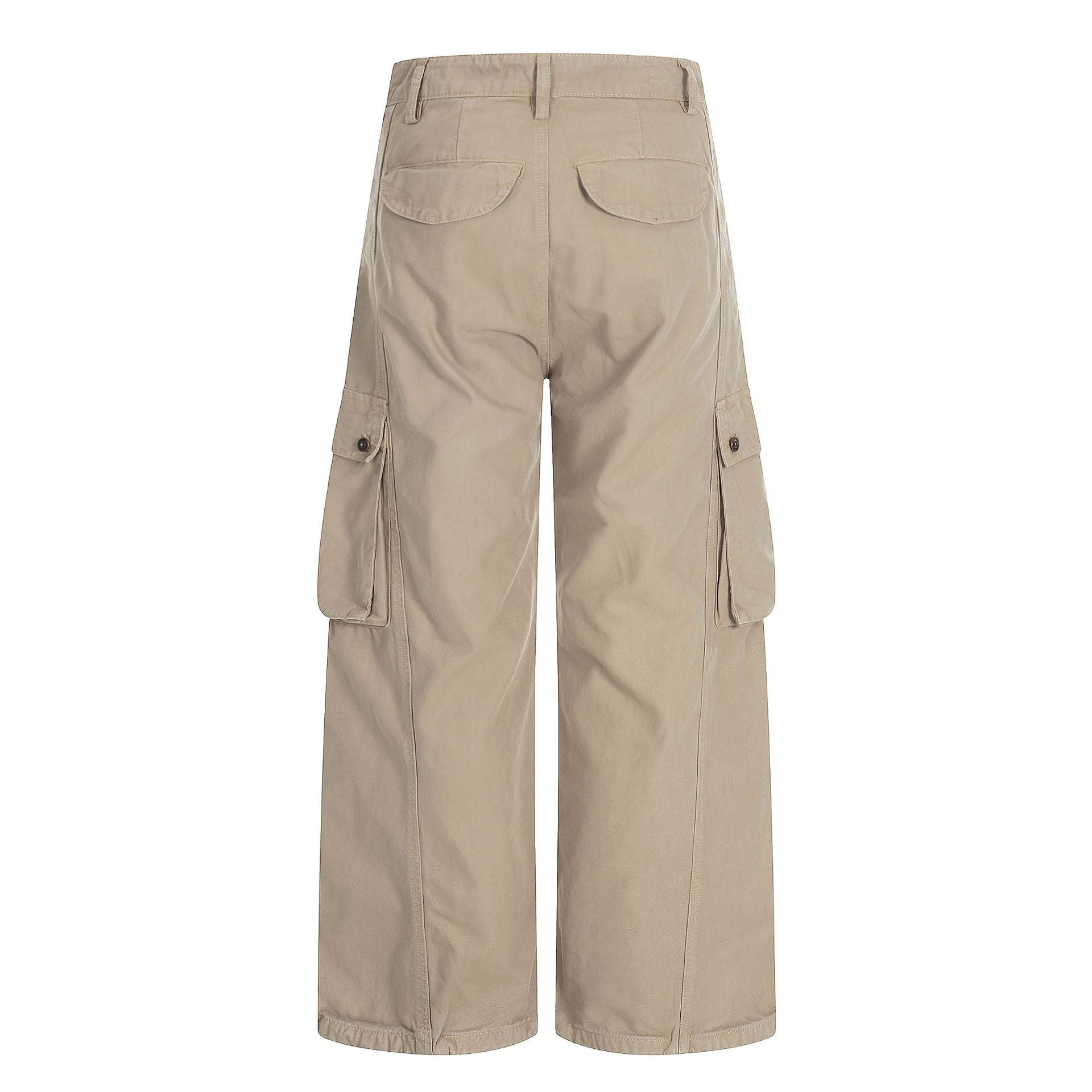 Women Wide Cargo Culotte Shorts with Patch Pockets Chichicherry