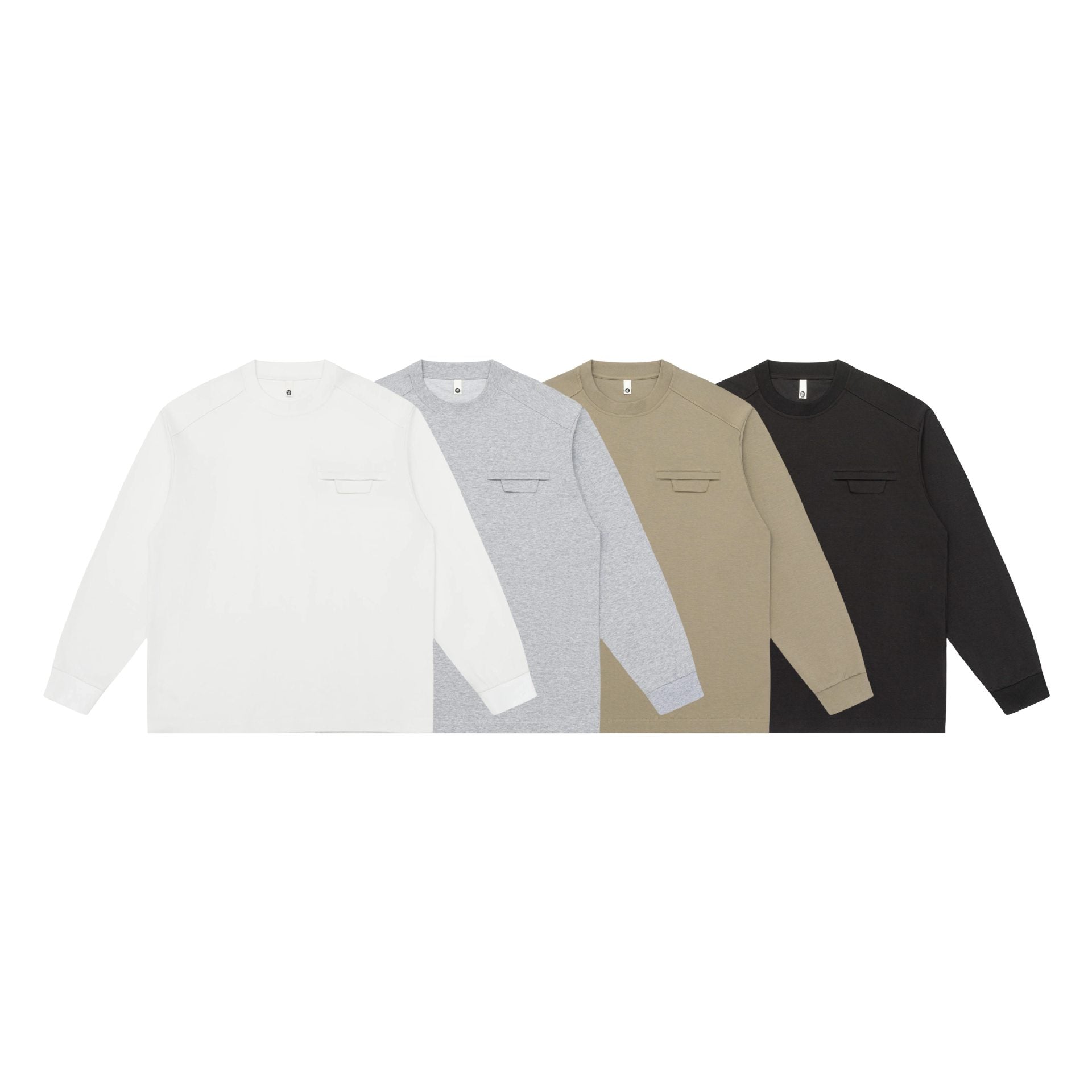 Unisex Oversize Sweatshirt with raglan sleeves and concealed chest flap Chichicherry