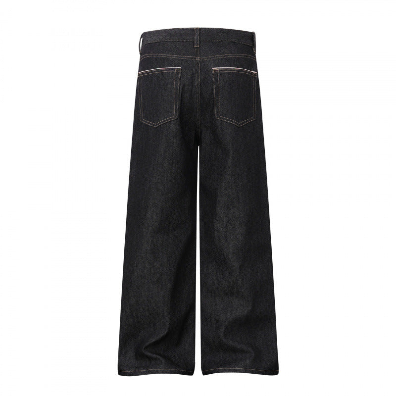 Ladies Wide Highwaist Jeans in Balloon Cut with Wide Leg and Classic Pocket Design Chichicherry