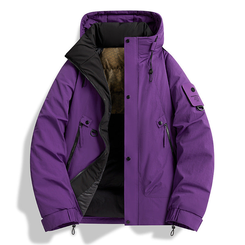 Men's Technical Urban Parka with Thermo Insulation and Multifunctional Pockets Chichicherry