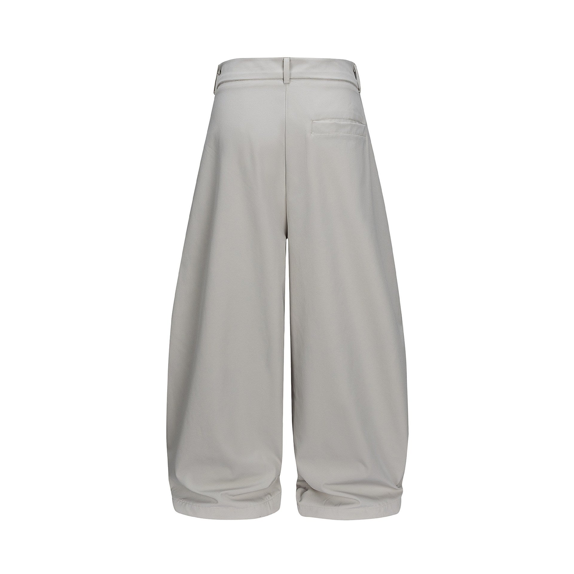 Women's wide culotte pants with high waistband, tucks, and cropped hem