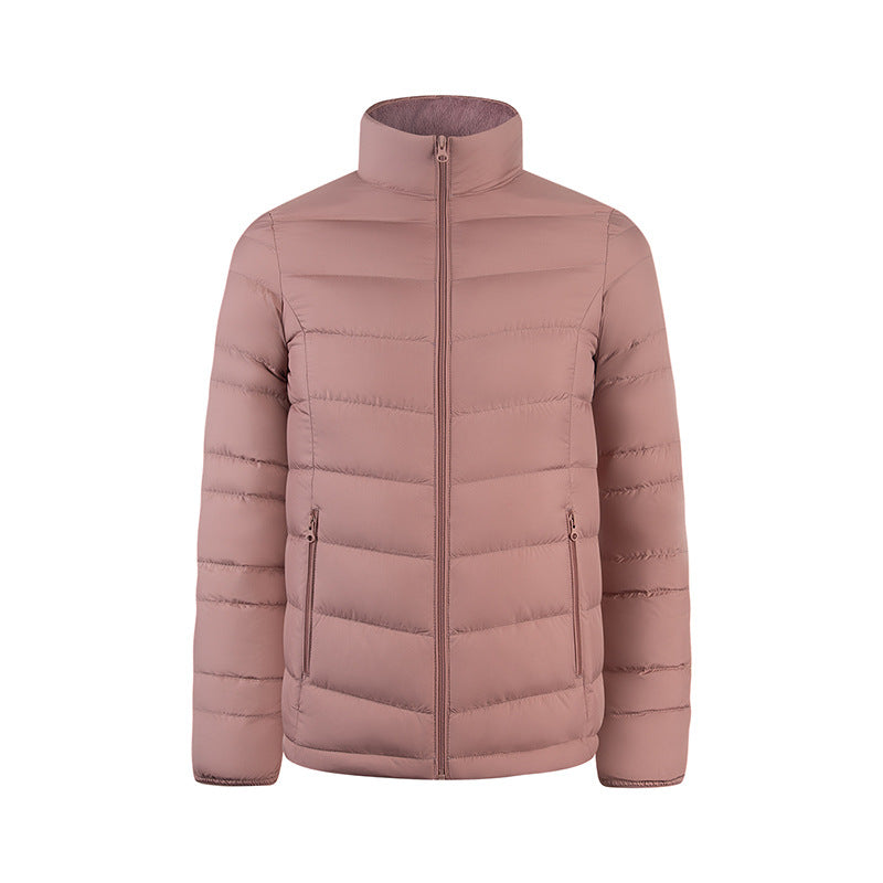 Men's Ultralight Quilted Down-imitating Jacket with Stand-up Collar Chichicherry