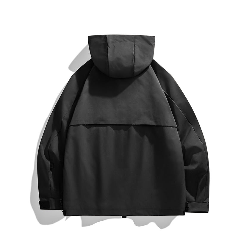 Men's Technical Utility Hoodie with Multifunctional Pockets Chichicherry