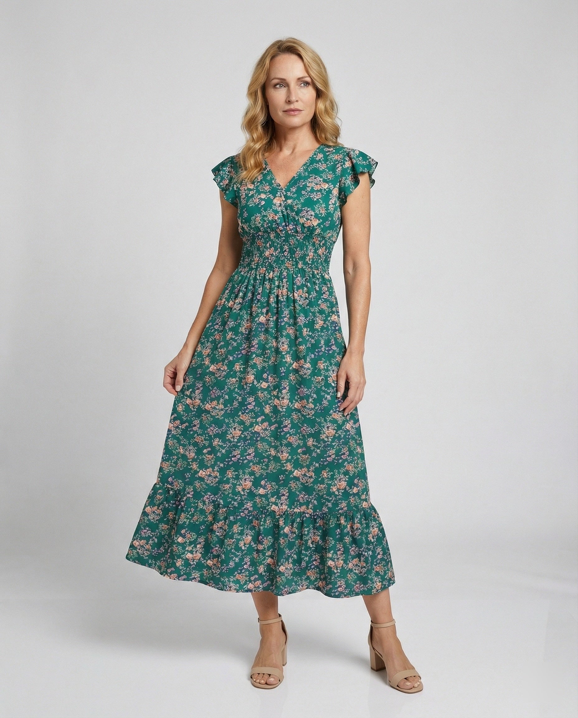 Women's Flower Dress Maxi Dress Boho
