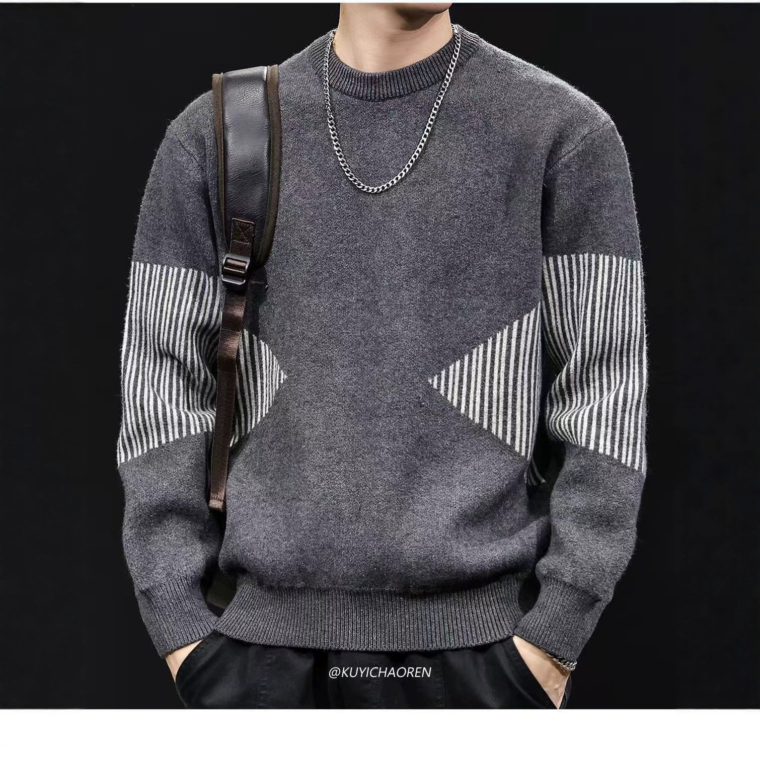 Men's Knit Sweater Chichicherry