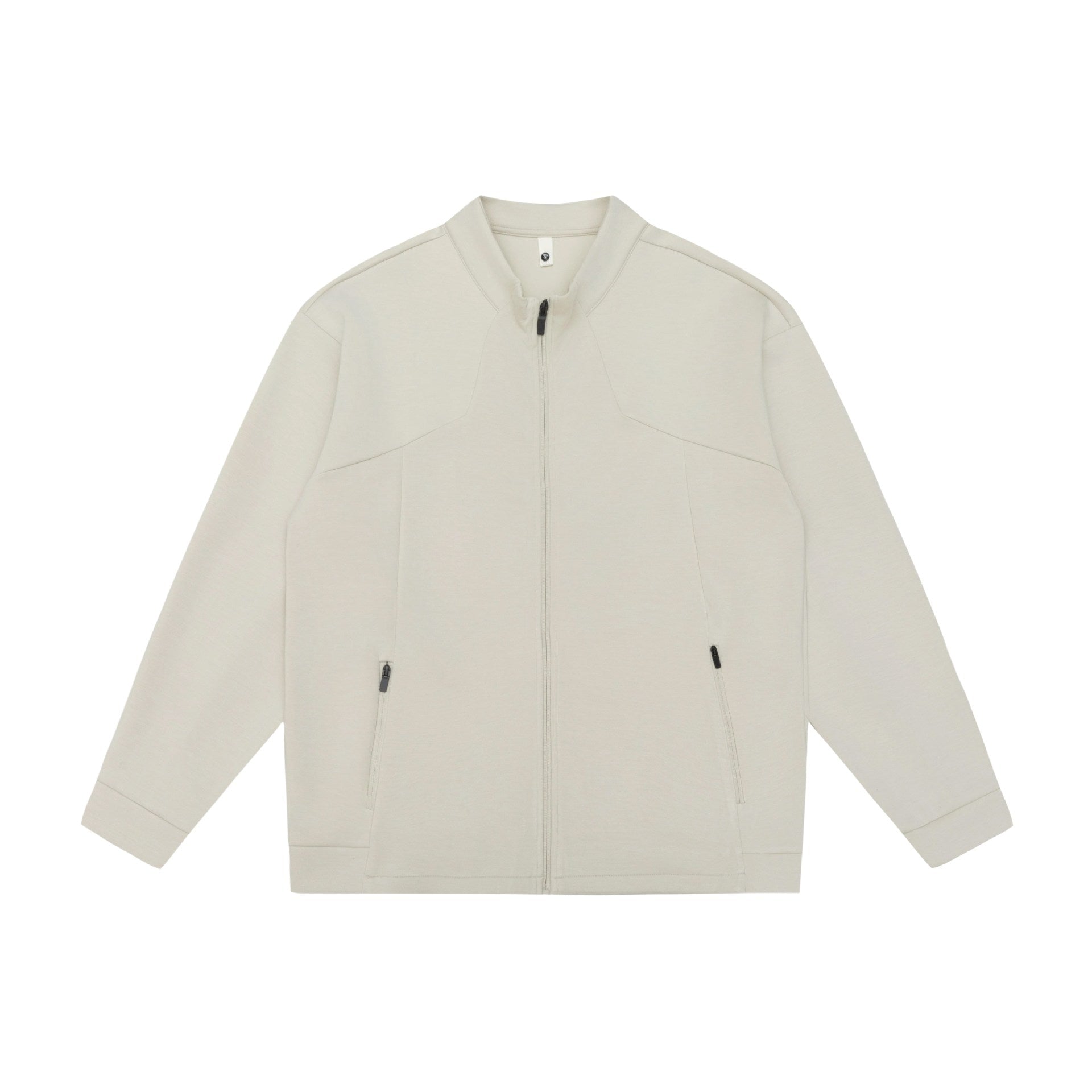 Unisex Oversize Zip Jacket made of heavy cotton blend with stand-up collar and zip pockets Chichicherry
