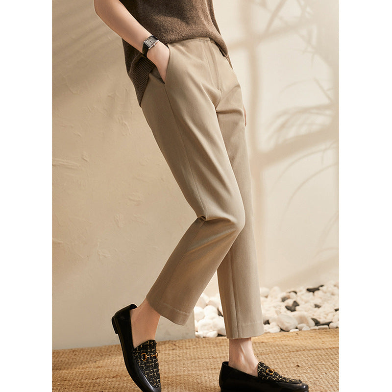 Women's Comfortable and Elegant Fabric Trousers Chichicherry