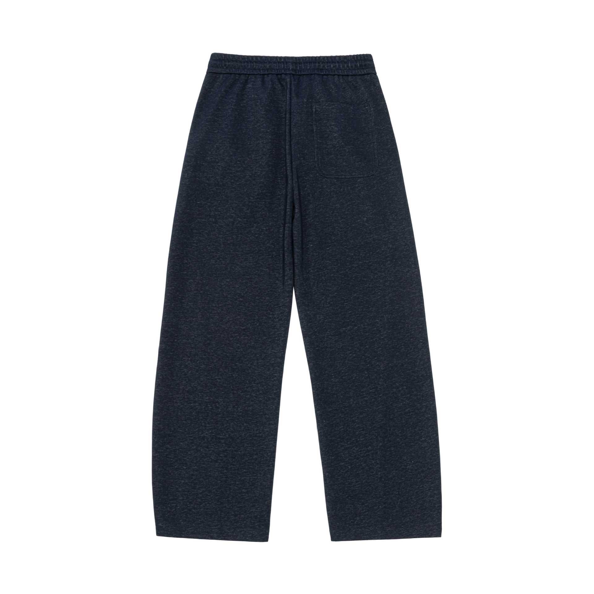 Women's loosely cut sweat culotte with drawstring waistband and pleat seam.