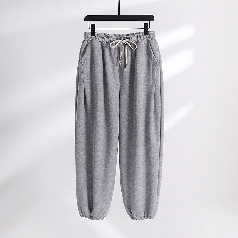 Women's Casual Jogging Pants made of soft cotton blend with drawstring and elastic ankle cuffs Chichicherry