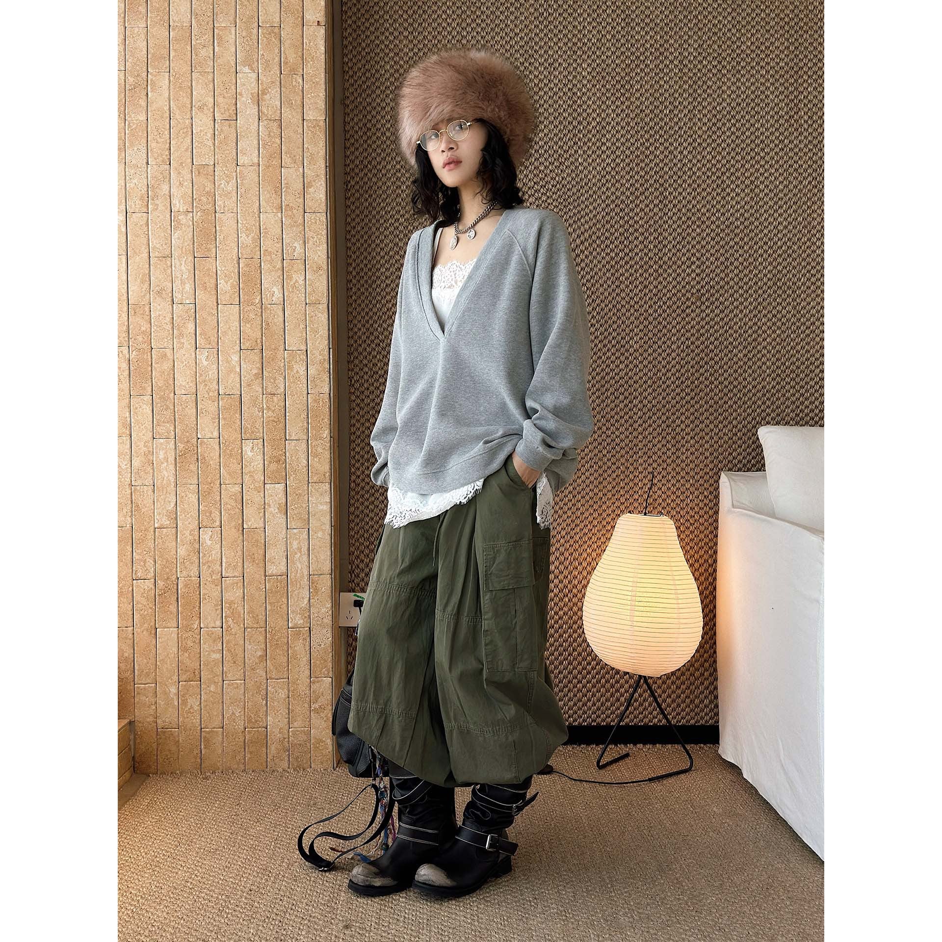 Women's Voluminous Ushanka Hat in Fur Look Chichicherry