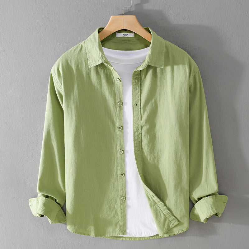 Men's Lightweight Layering Shirt with Internal Jersey Insert and Relaxed Fit Chichicherry