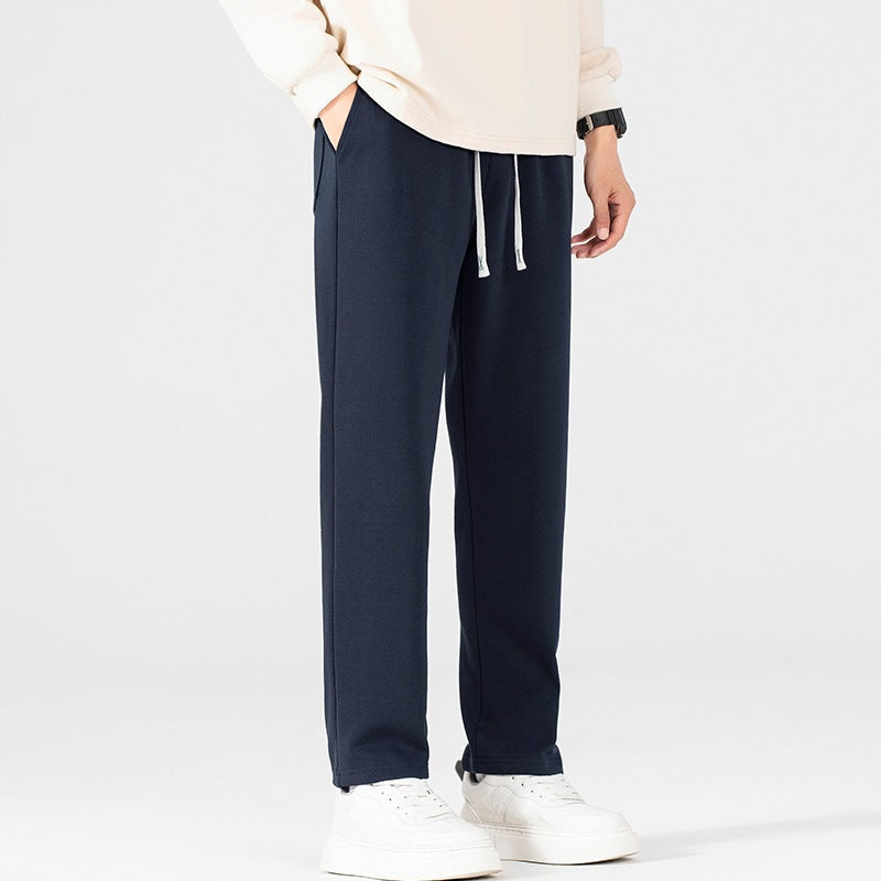 Men's loose-fitting fleece jogging pants with drawstring waistband and elastic leg cuffs Chichicherry