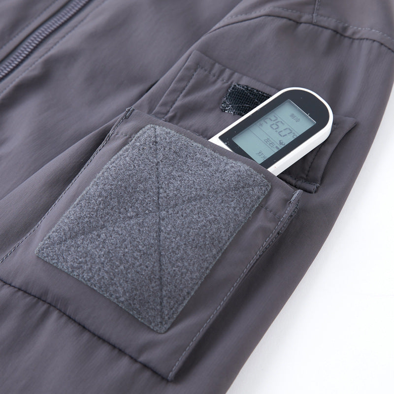 Men's lightly padded bomber jacket in utility look with arm pocket Chichicherry