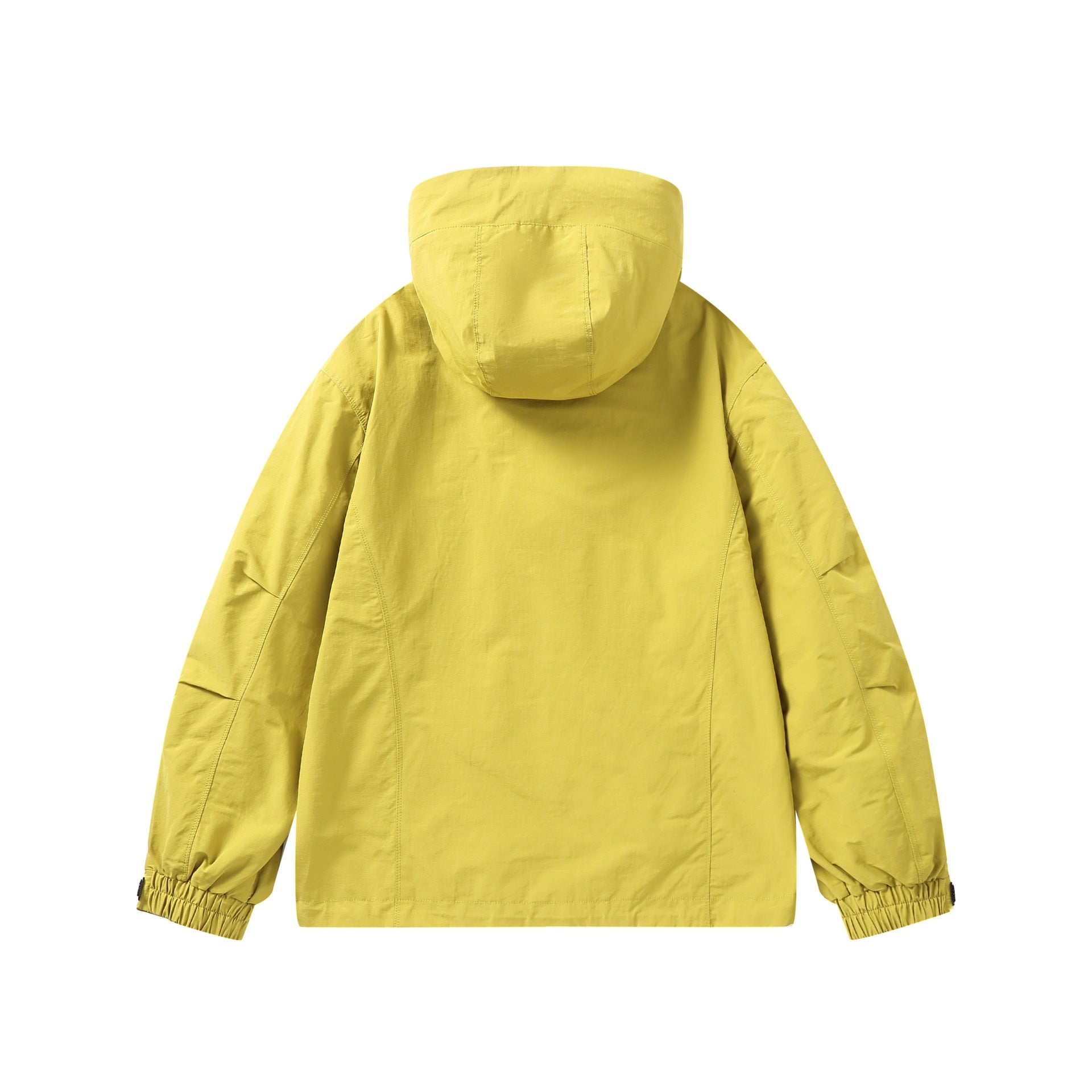 Unisex Short-cut water-resistant hooded jacket in boxy cut with drawstring and adjustable cuffs Chichicherry