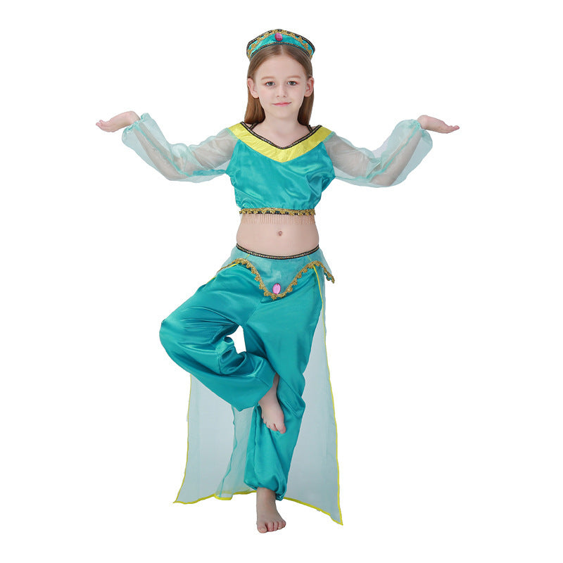 Girls' princess costume in oriental style with sparkling details Chichicherry