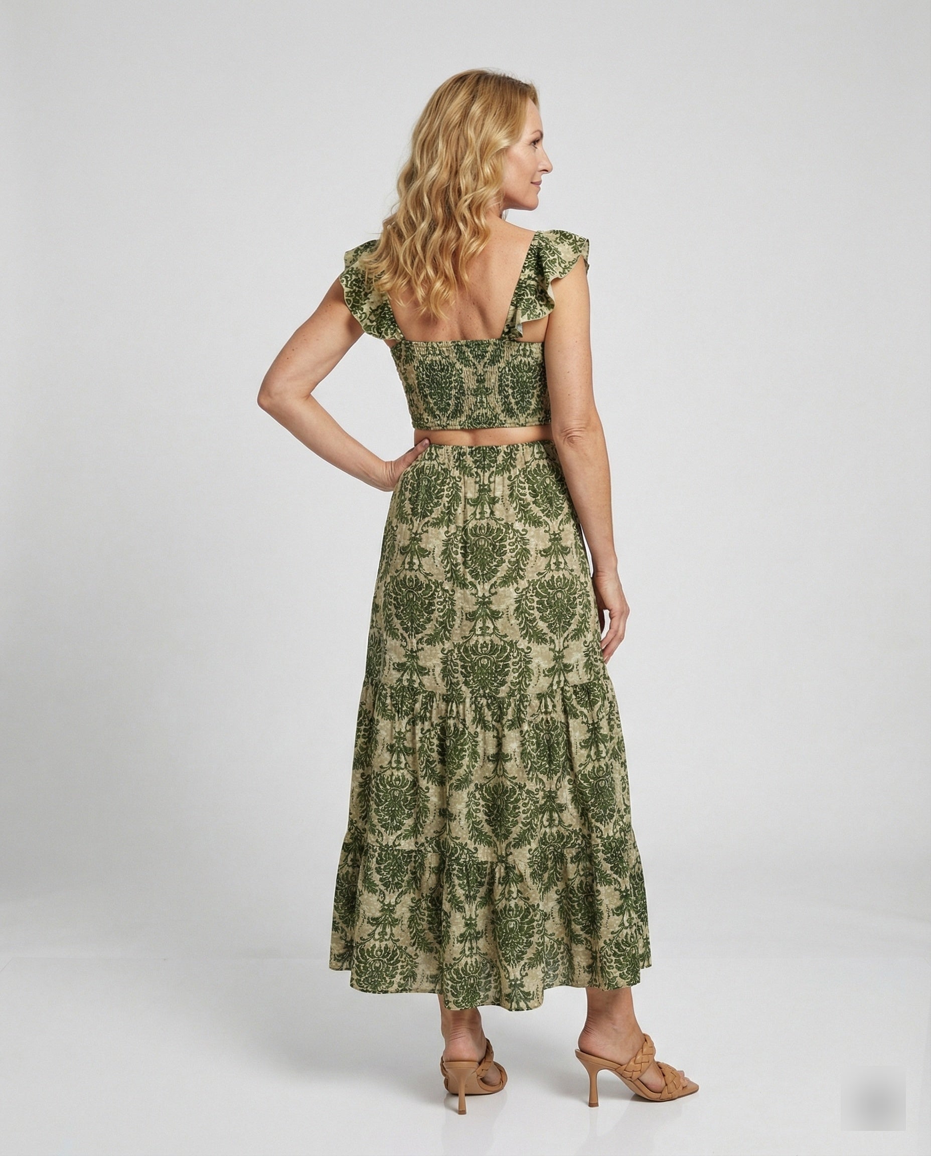 Women's Maxi Dress Summer with Ruffles