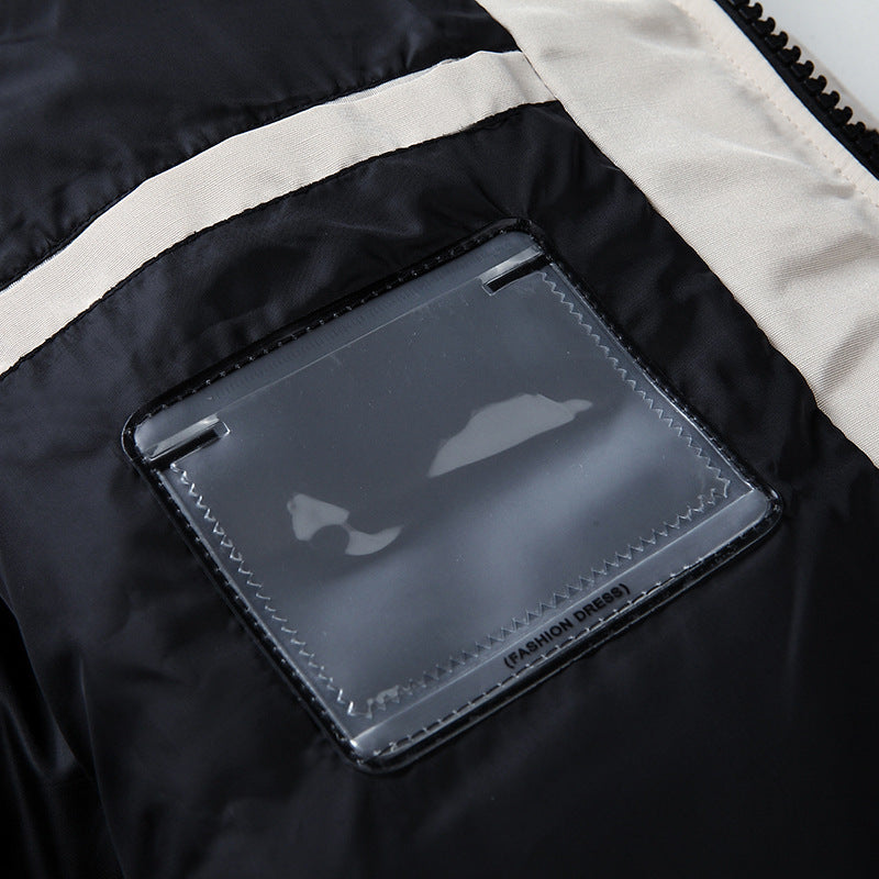 Men's sturdy winter parka with faux fur hood, padded thermal lining, and multifunction pockets Chichicherry