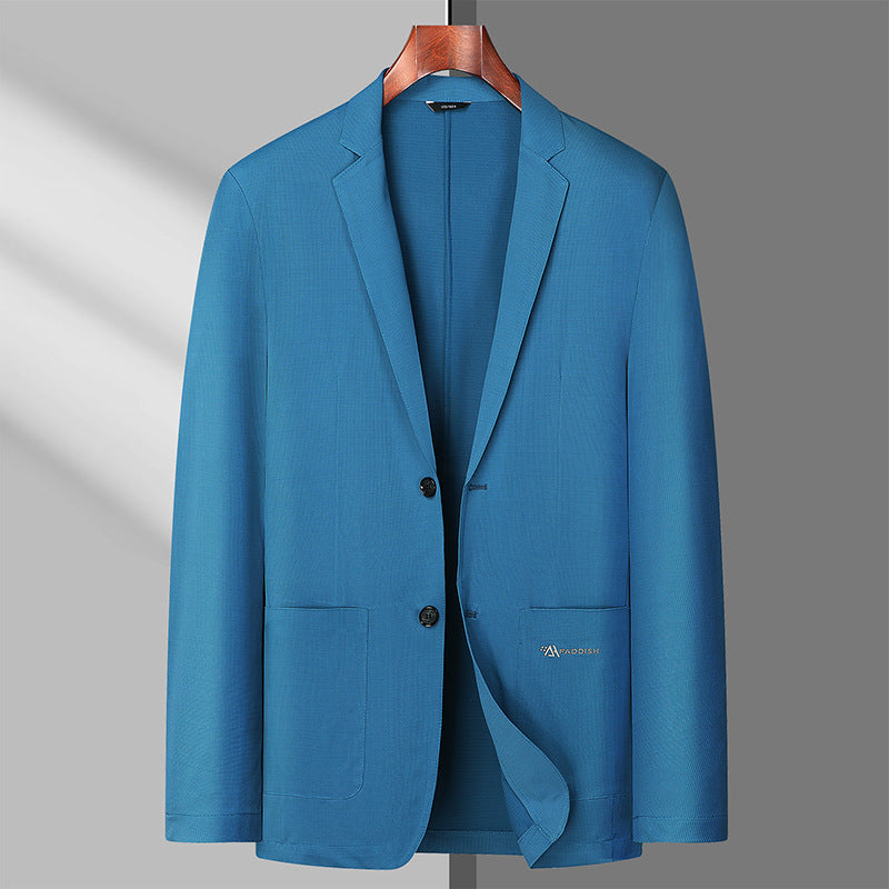 Men's unstructured lightweight blazer with patch pockets and minimal lining Chichicherry